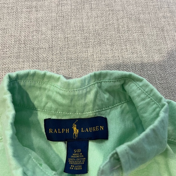 Boys Short Sleeve Button Down Dress Shirt - Picture 2 of 3